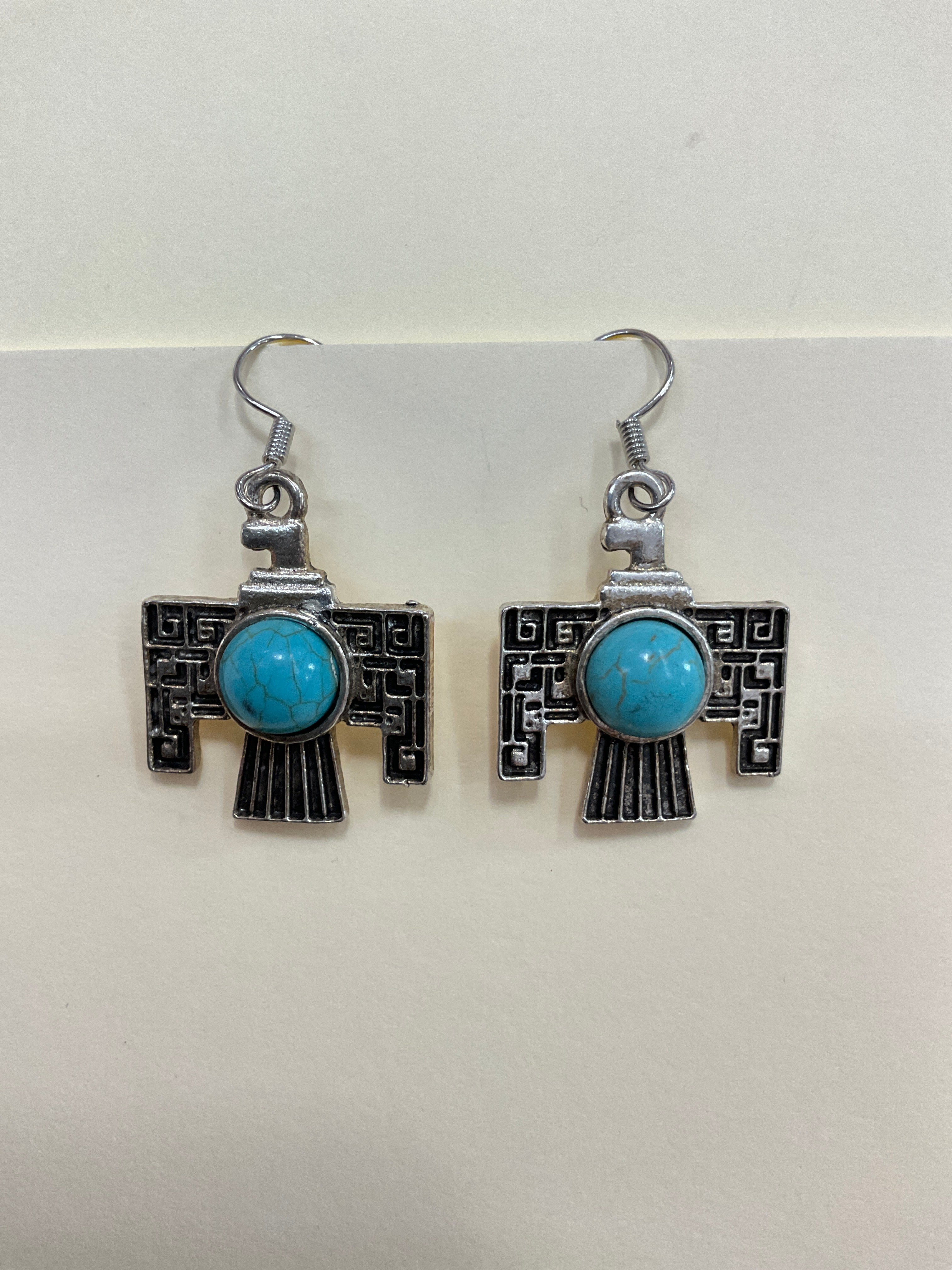 Metal with Stone Earrings