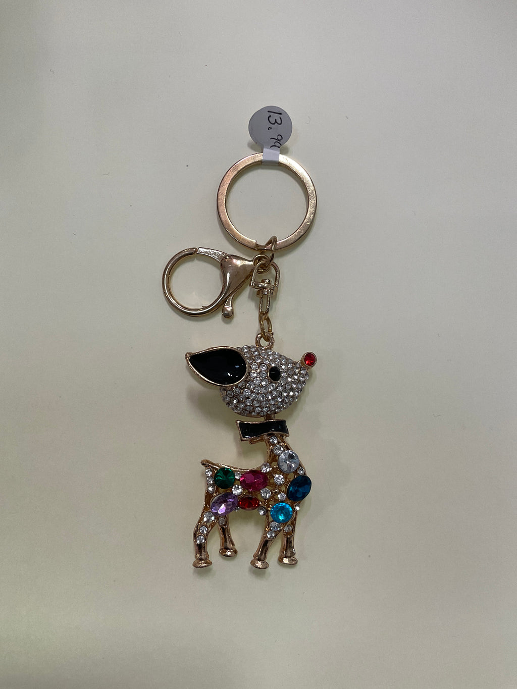 Multi Color Crystal Keychain