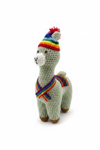 Handmade Crochet Llama Plush – Peruvian Andean Stuffed Animal Toy