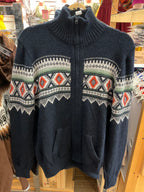 CHASKA Zip-Up Sweater