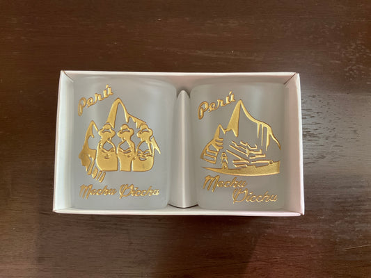 Perú Square with Rounded Edges Shot Glass