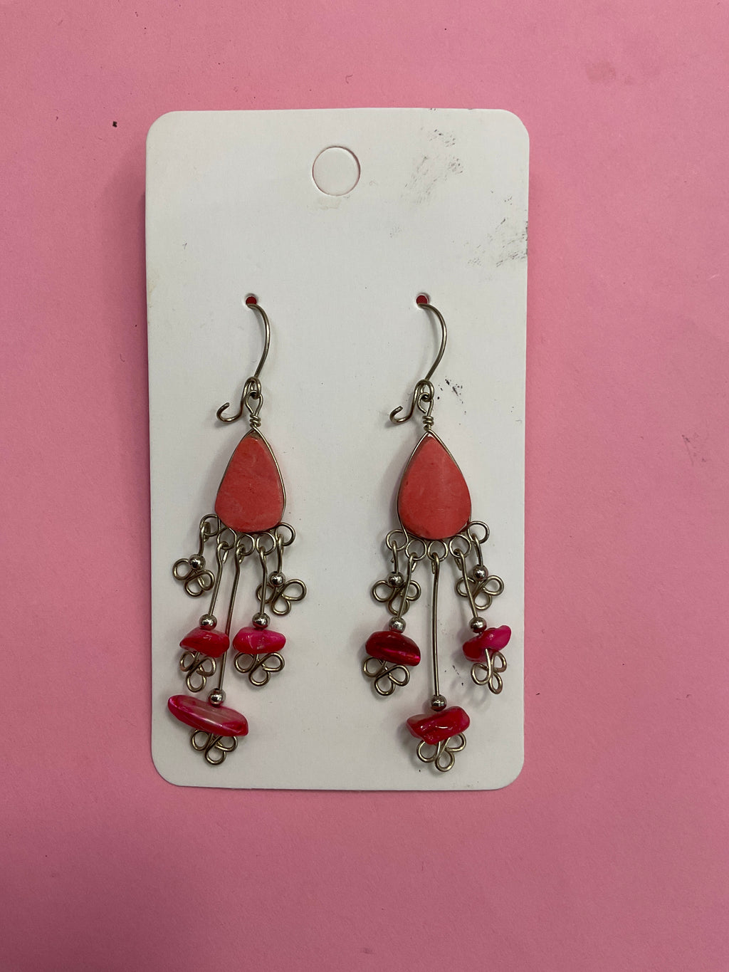 Peruvian Artisan Mineral Stone Earrings