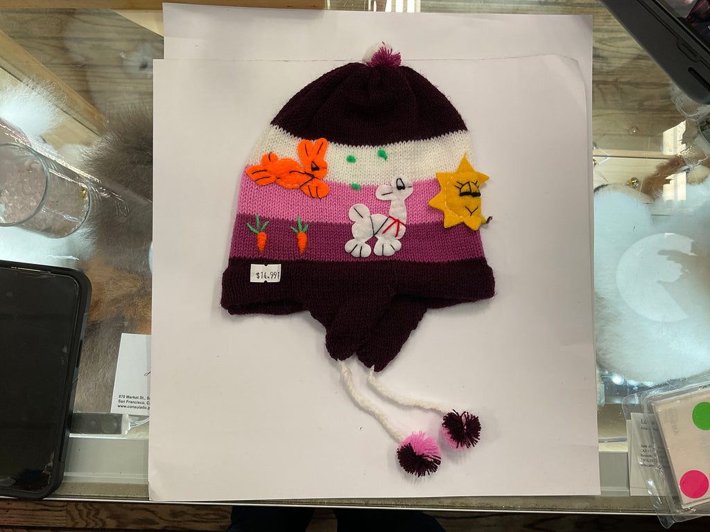 Gorro Chullo Peruano para Bebé – Gorro de Lana Colorido con Orejeras para Bebés