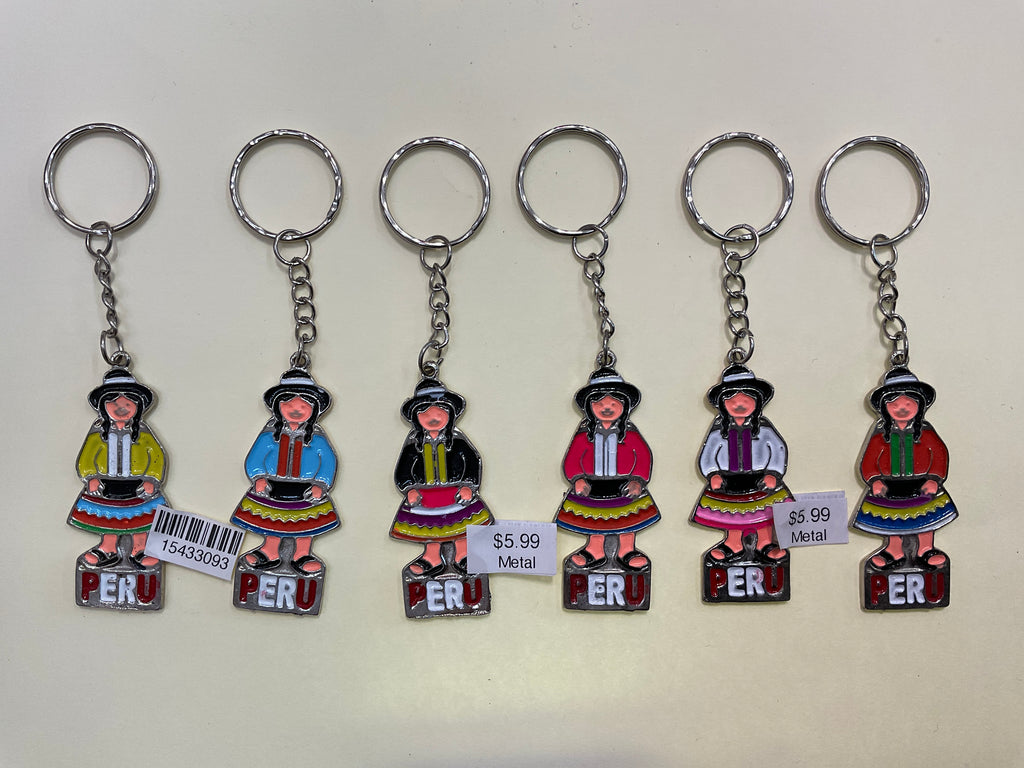 Peruvian Metal Keychains