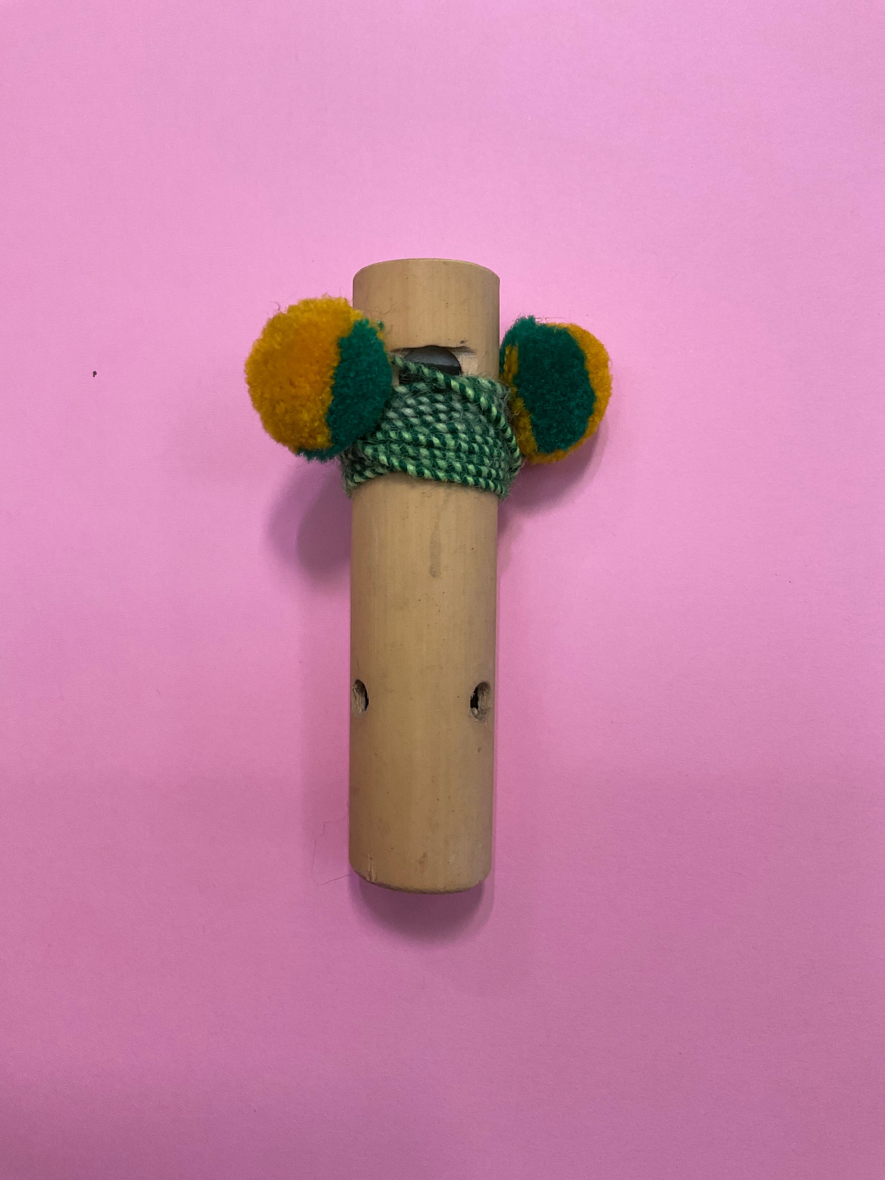 Bamboo Flute with Cord