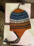 Baby Alpaca Reversible Chullo Hats – Peruvian Andean Earflap Beanies