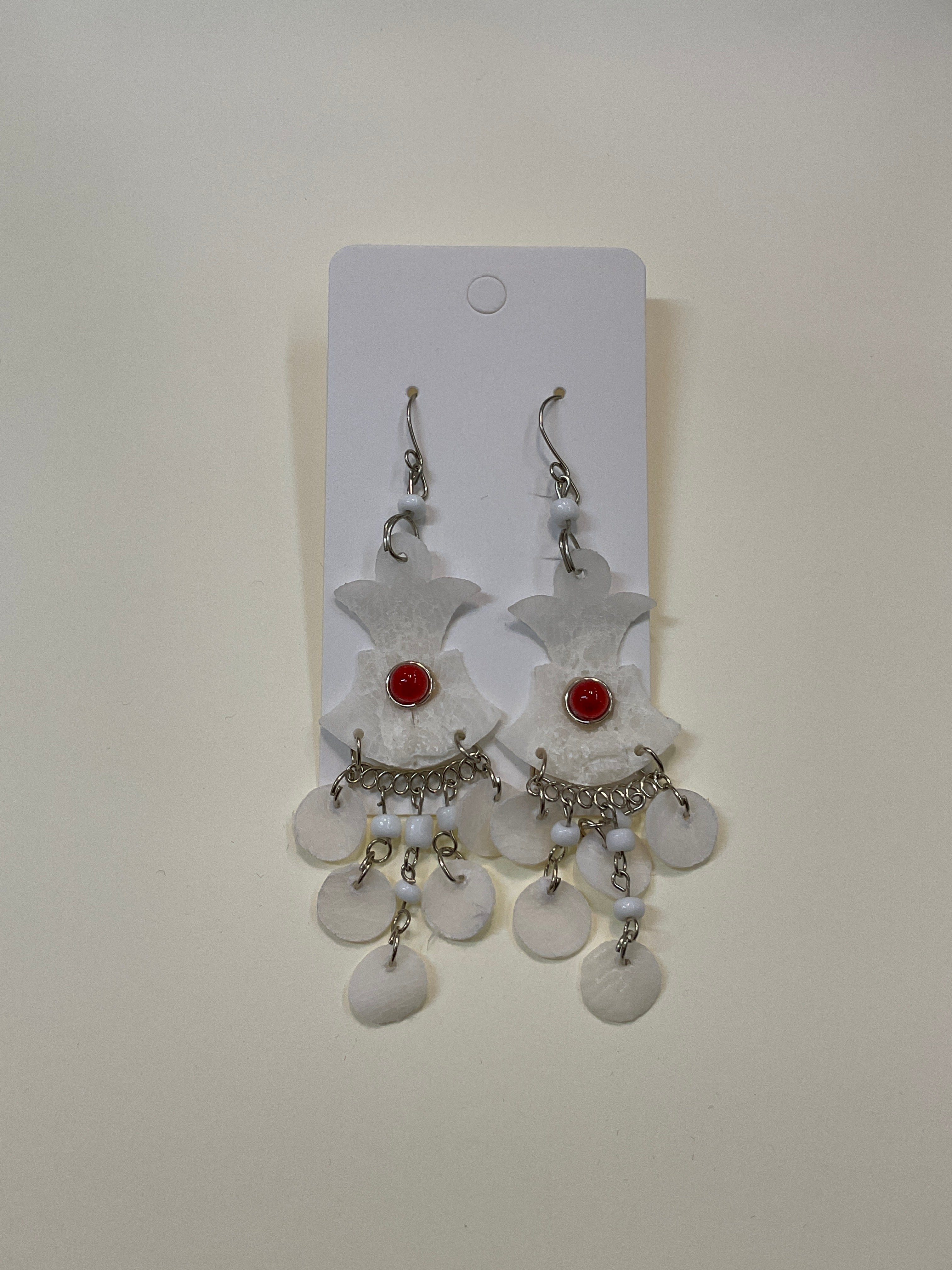 Pendientes de espina de pescado