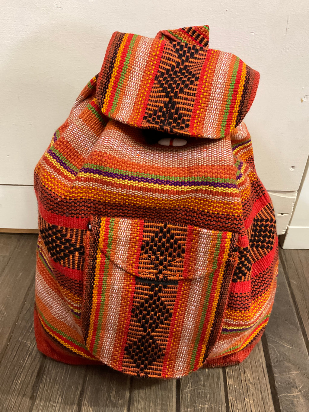 Textiles Backpack Handwoven Mexican Textile Backpack – Peruvian Crafts