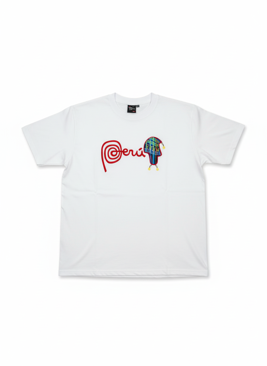 Camiseta bordada de Perú