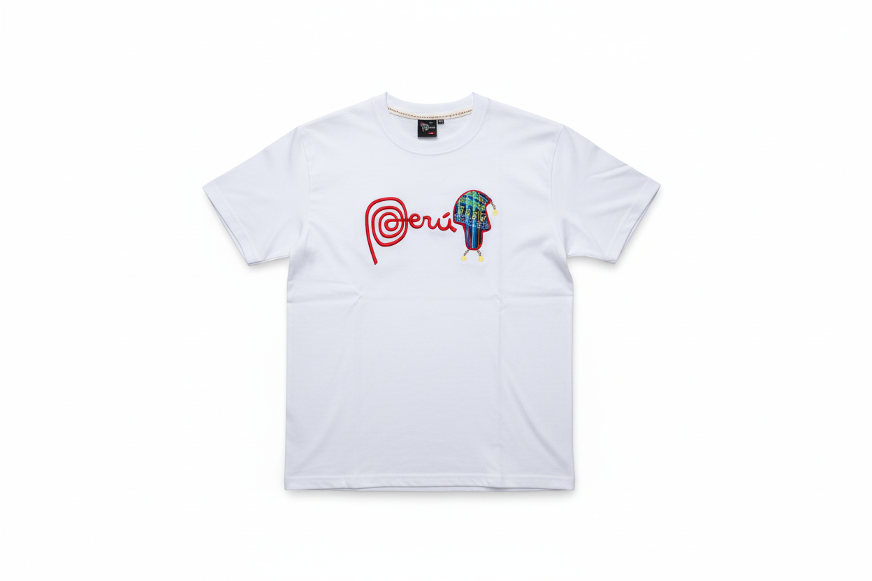 Chullo Embroidered “Perú” T-Shirt