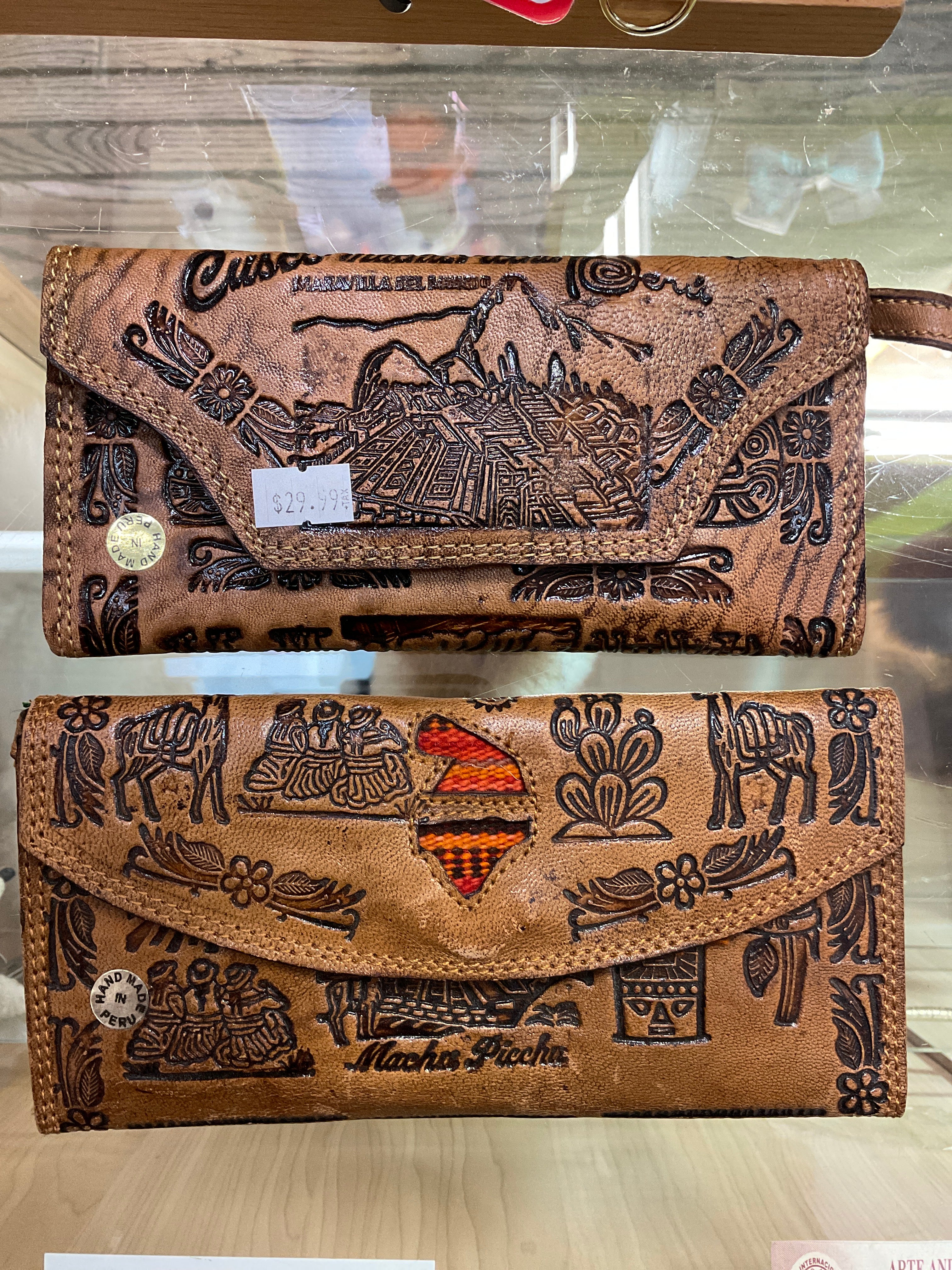 Cartera de piel para mujer