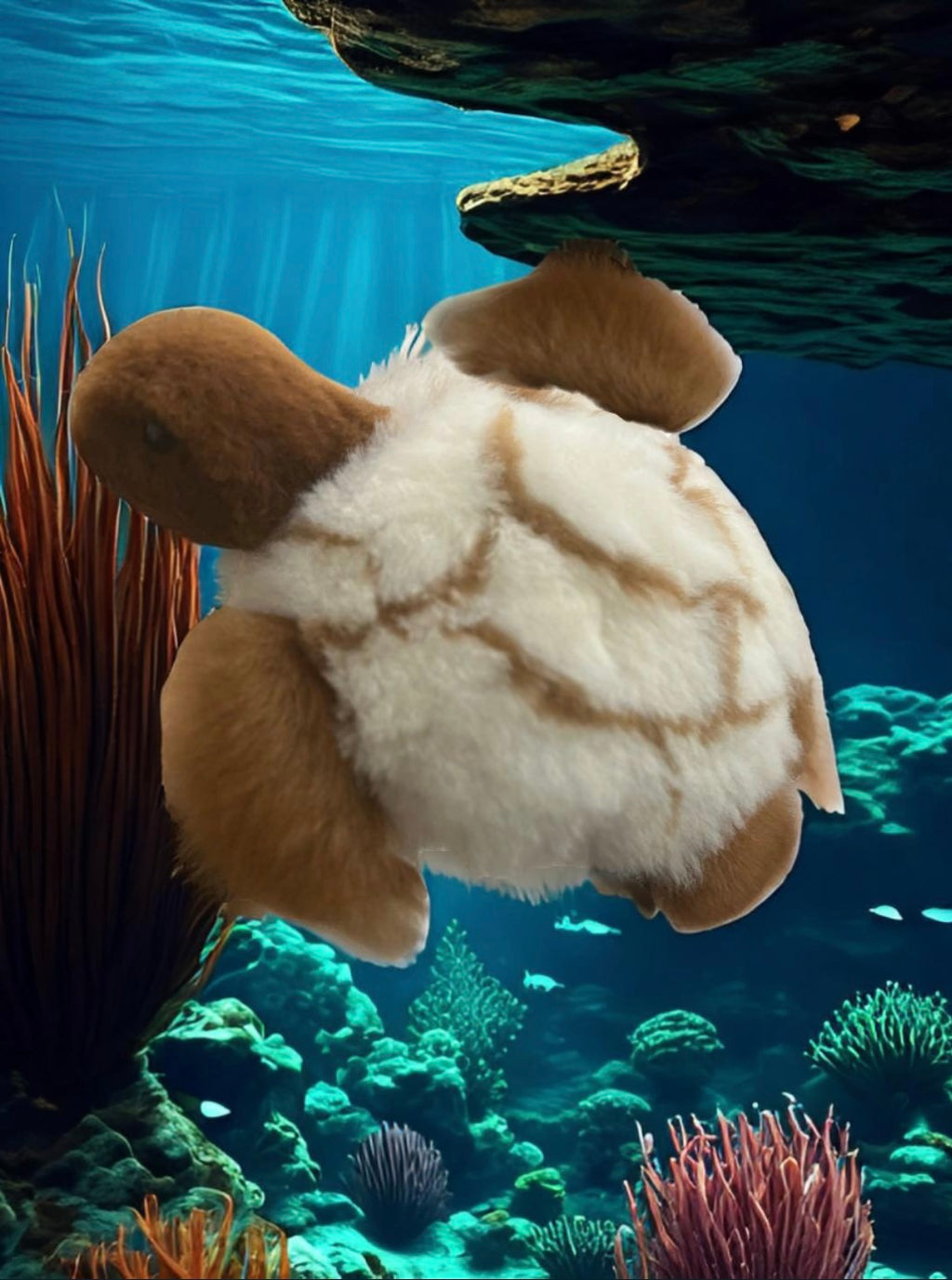 Tortuga bebé alpaca