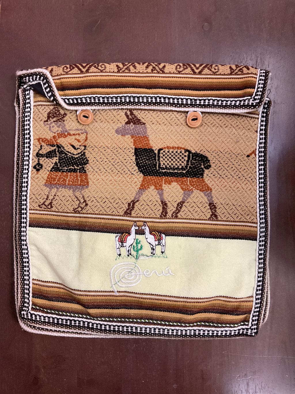 Bolso cruzado peruano