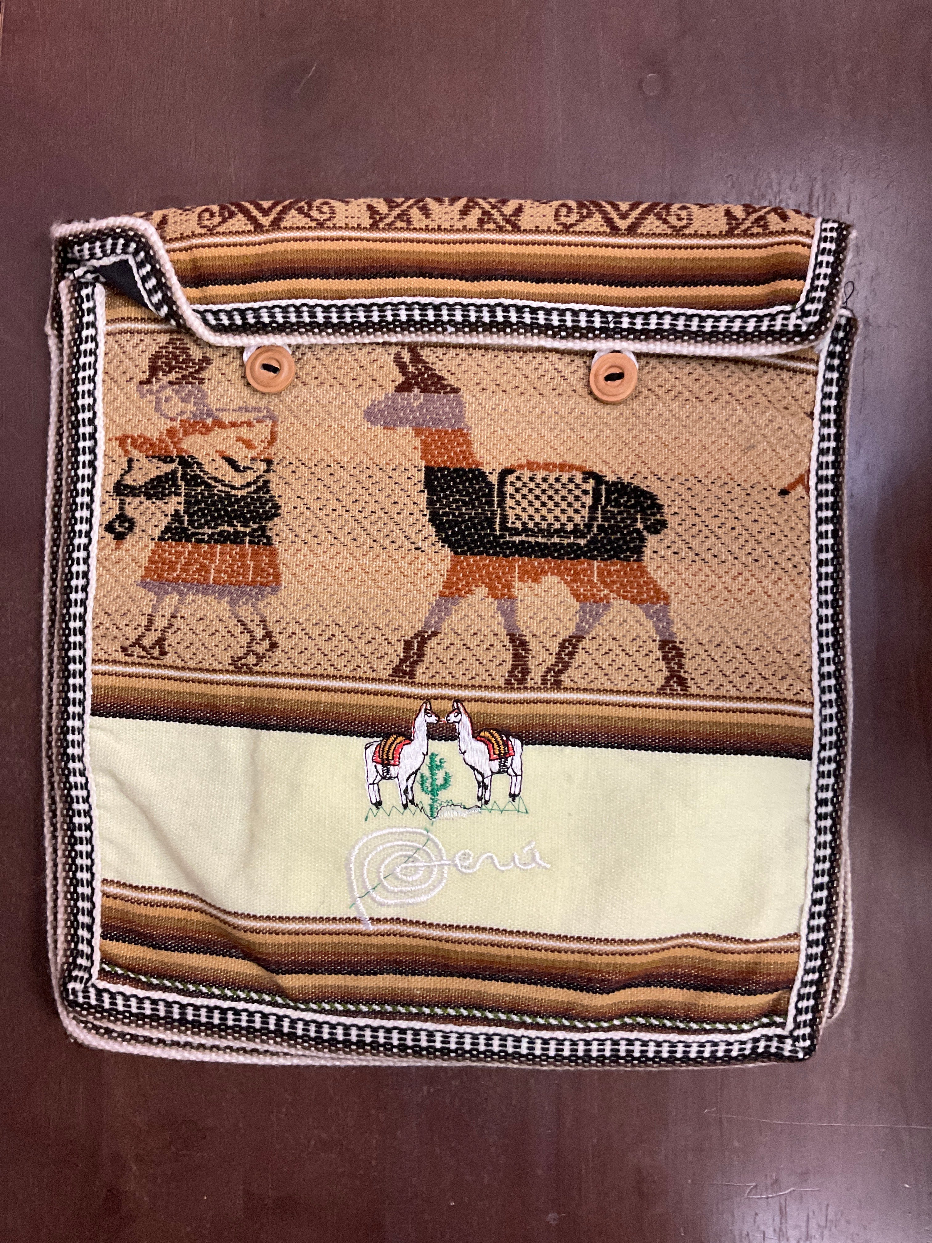 Bolso cruzado peruano