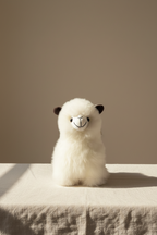 Kusi Friends Cabezona Alpaca — 11" Baby Alpaca Fur Stuffed Animal