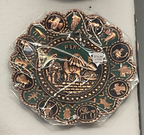 Peruvian Decorative Copper Wall Plate