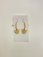 Gold Plated Butterfly Earrings