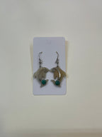 Horn Natural Color -Shapes and Turquoise