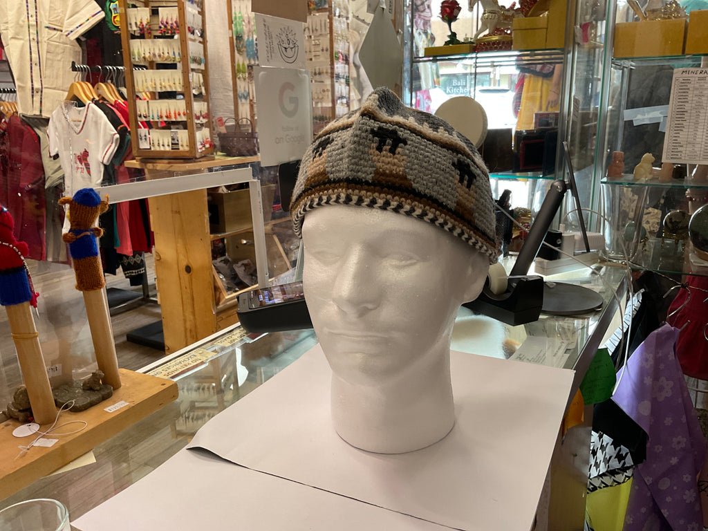 Artisan Knit Alpaca Cap