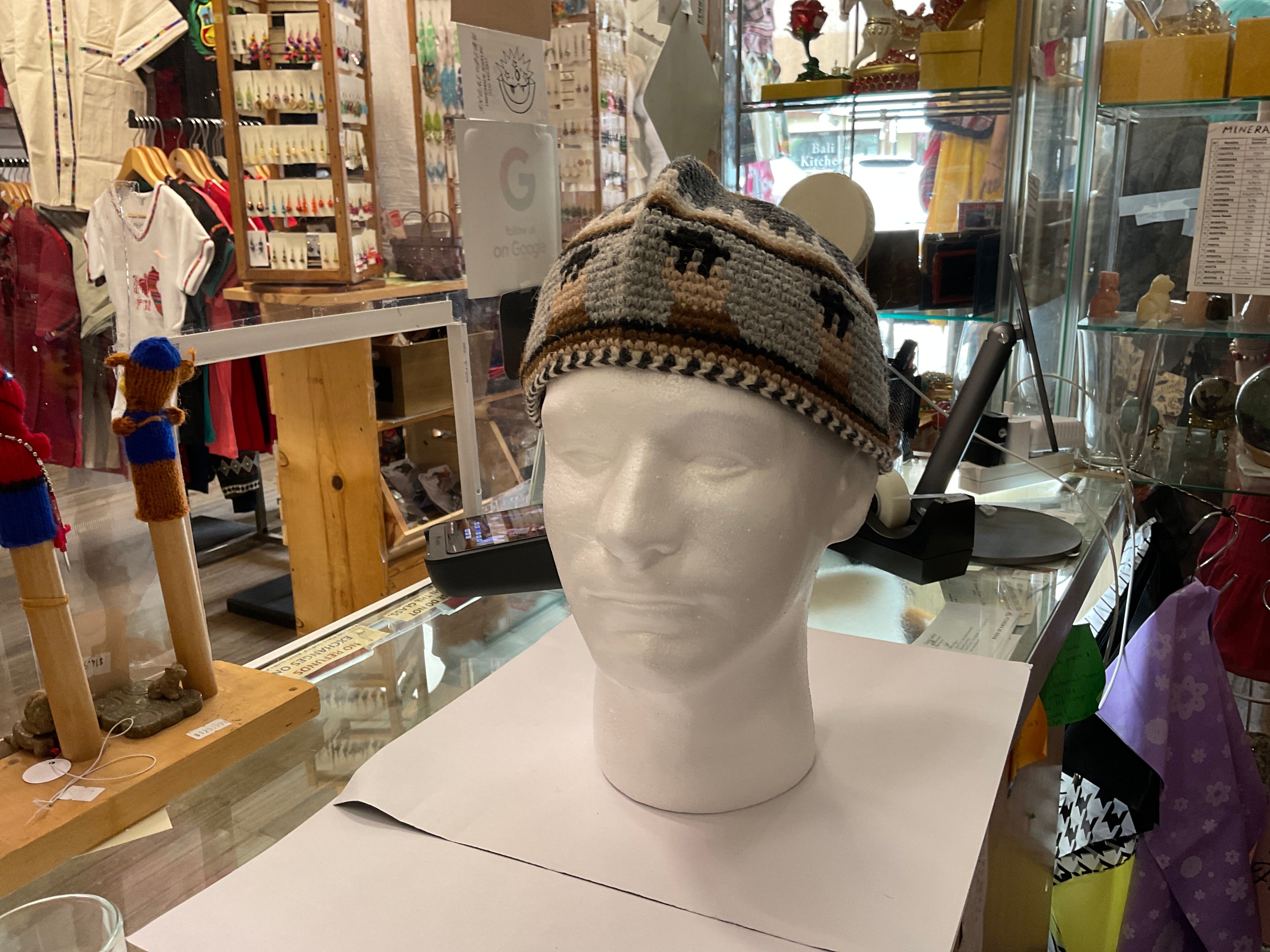 Artisan Knit Alpaca Cap