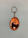 Peruvian Leather Keychain