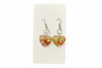 Pendientes de Corazón de Cristal de Murano