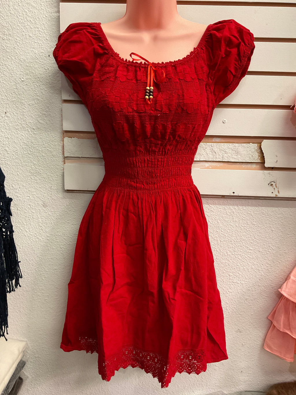 Vestido corto Rosa