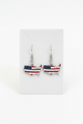 United States Country Flag Earrings