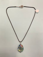Necklace with Leather Strap