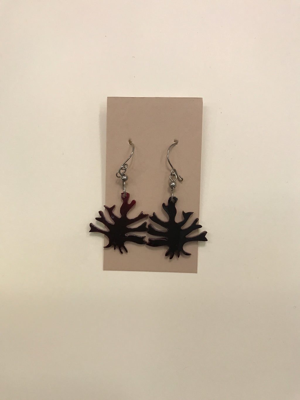 Horn Nazca Design Earrings