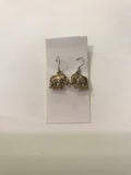Gold Elephant Earrings