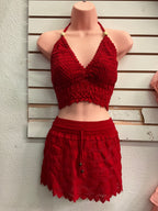 Conj. Falda Greca Corazón