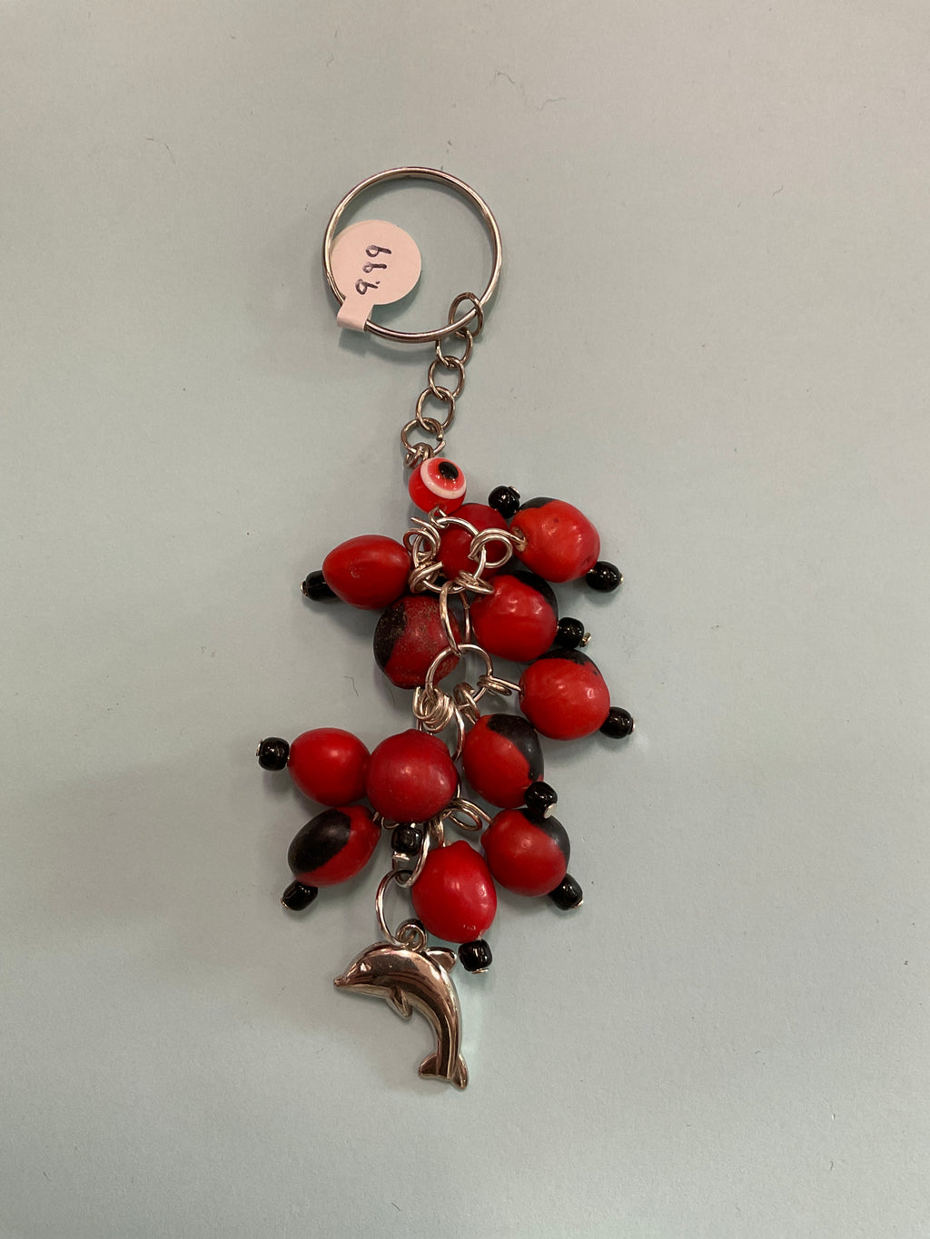 Huayruro Keychain with Charm