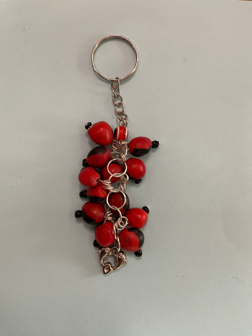Huayruro Keychain with Charm