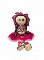 Muñeca peruana “Cusqueña” – Muñeca andina hecha a mano con bebé