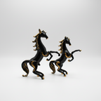 Caballo de vidrio soplado