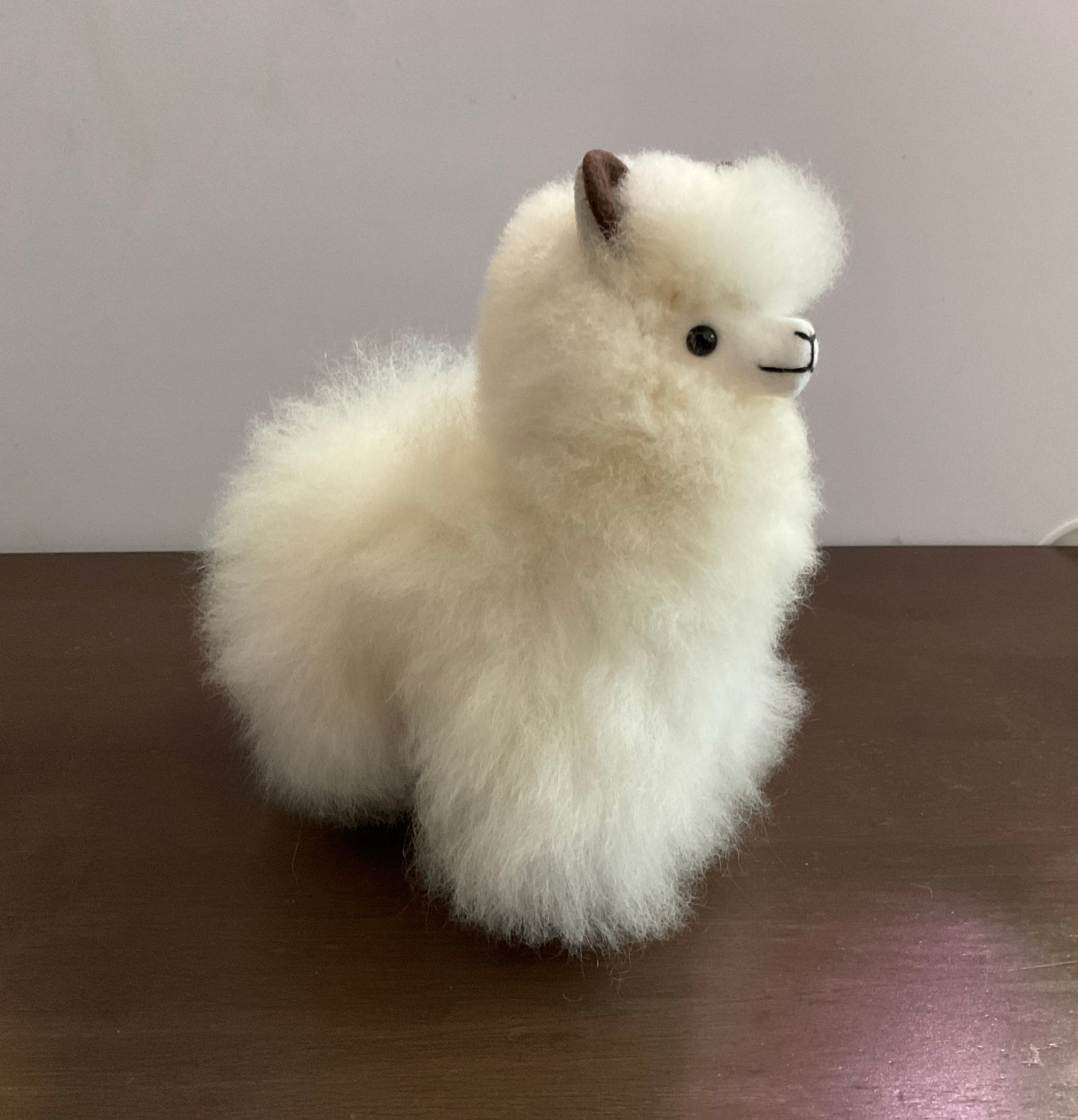 Kusi Friends Alpaca (15cm) - Baby Alpaca Fur Animal