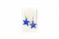 Pendientes de estrella de mar de cristal de Murano