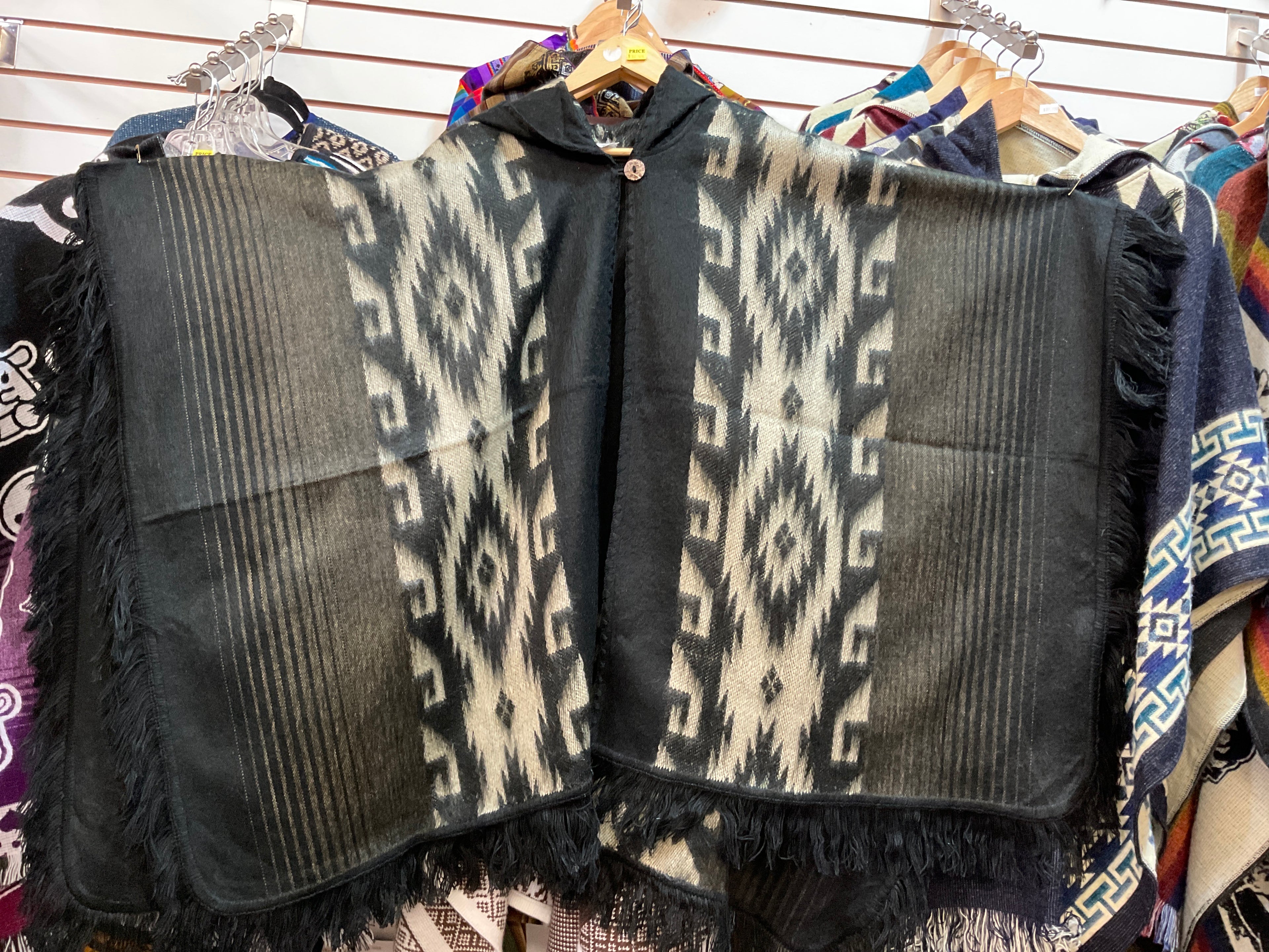 Button Cape with Hood