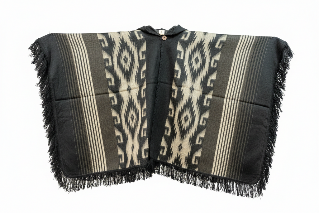 Button Cape with Hood