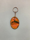 Peruvian Leather Keychain