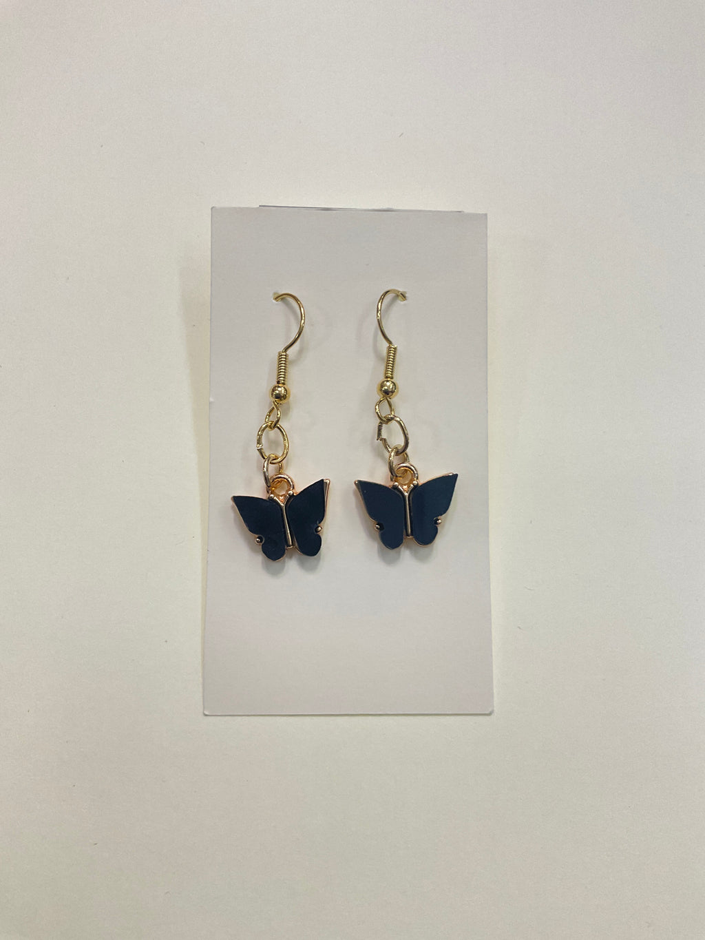 Gold Plated Butterfly Earrings