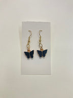 Gold Plated Butterfly Earrings