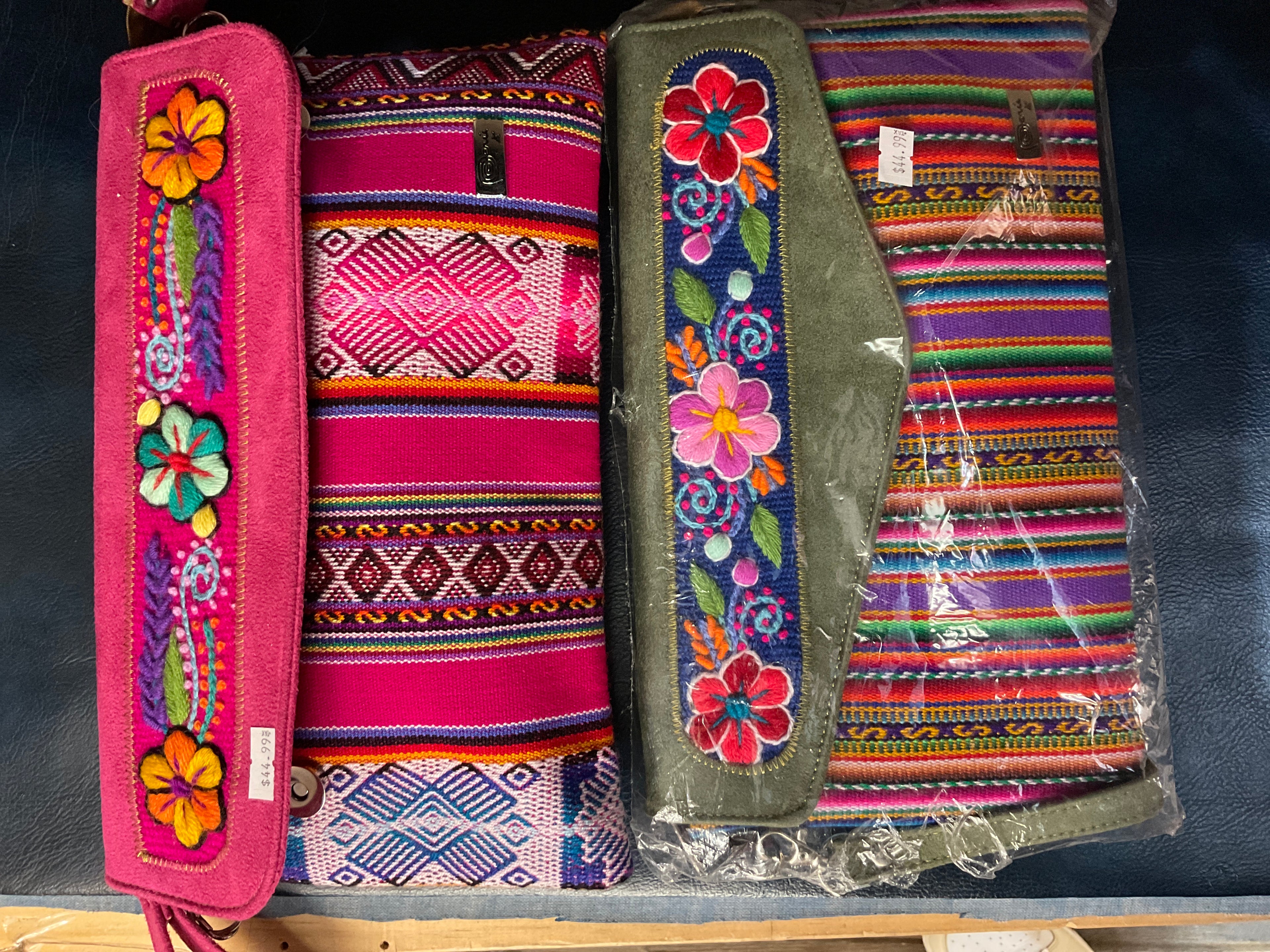 Hand-made embroidered Purse