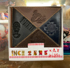 Cartera de piel artesanal