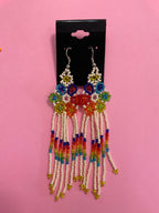 Beaded Fringe Earrings