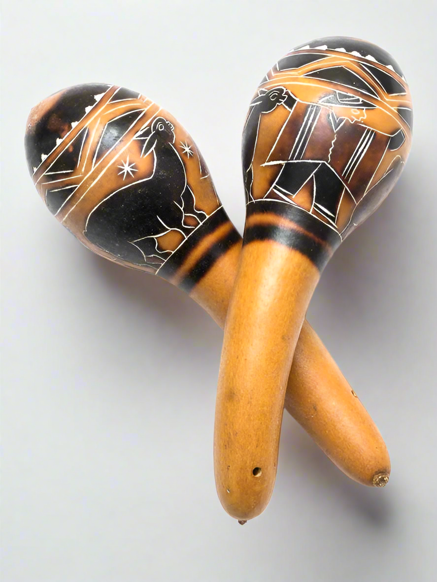 Maracas de calabaza