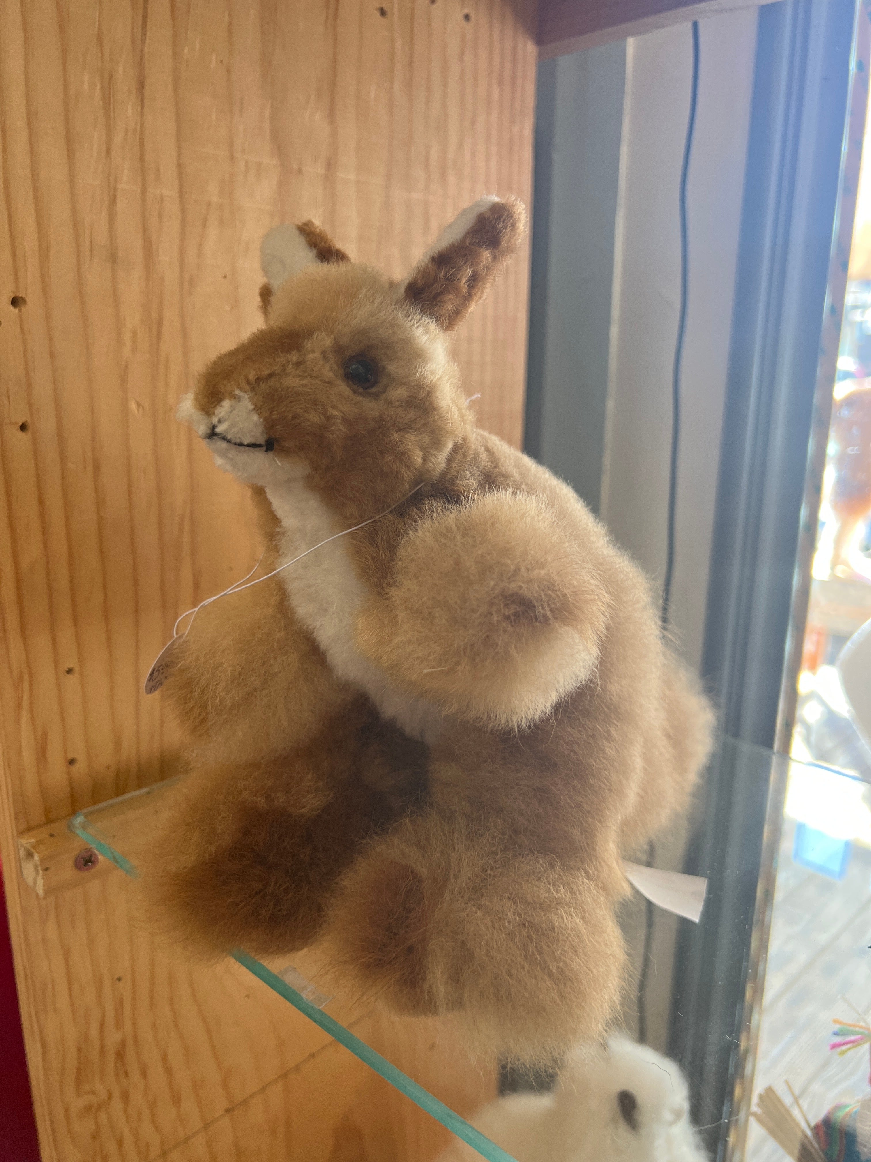 Kusi Friends Kangaroo (21cm) - Baby Alpaca Fur Animal