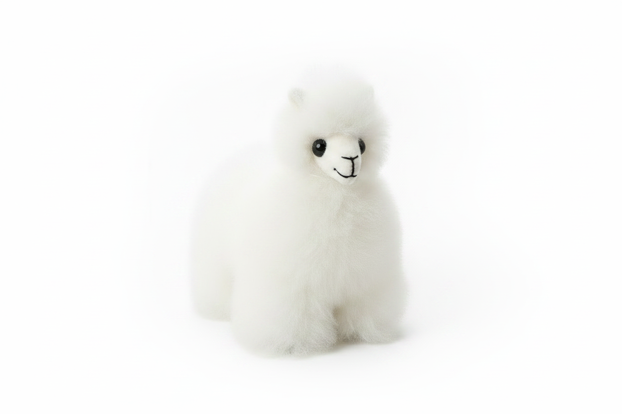 Kusi Friends Llama (12cm) - Baby Alpaca Fur Animal