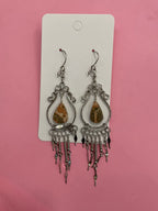 Peruvian Artisan Mineral Stone Earrings